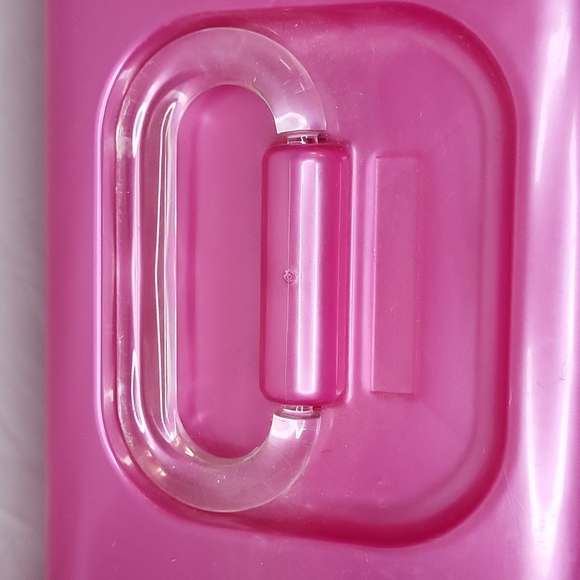 Hot Pink Caboodles Makeup Storage barbie core mirror carrying Handle - Picture 4 of 8